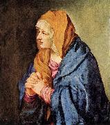 TIZIANO Vecellio Mater Dolorosa (with clasped hands) wt Norge oil painting reproduction